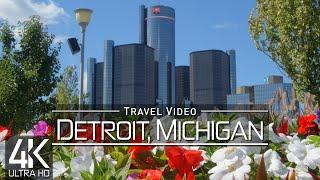 【4K】 EXPLORE: «Detroit - Michigan» ️ United States  Ultra HD Travel Video