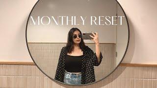 JULY MONTHLY RESET | notion, finances, new goals