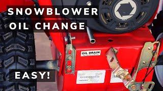 Troy Bilt, Cub Cadet, MTD, or Craftsman Snowblower Oil Change