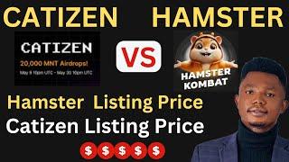 Hamster Listing Price vs Catizen Listing Price | How Much You Can Make in Hamster  Listing |#crypto