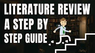 Writing a literature review step by step