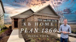 KB Home Plan 1360 | 3-4 Bedroom, 2 Bath | 1360 SQFT | Village at Northtown | Pflugerville Austin TX