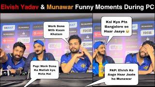 Elvish Yadav Most Funny Reply To Media After winning ECL Match || Munawar Shocked Elvish Rocked 