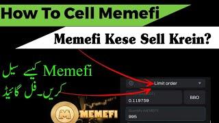 How To sell Memefi | Memfi Listing | Memefi Hold Or Sell