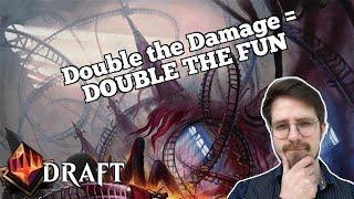 Double the Damage = DOUBLE THE FUN | Duskmourn Draft | Early Access | MTG Arena