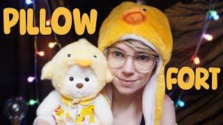 I Made A Pillow Fort! | + Beddingset Bear Unboxing