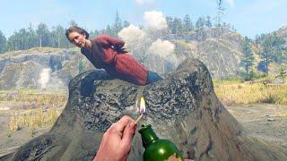 [4K] Dynamite & Fire Bottle Gameplay #61 - Red Dead Redemption 2