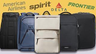 Avoid Carry-On Fees with these Personal Item Backpacks (18x14x8 bags)