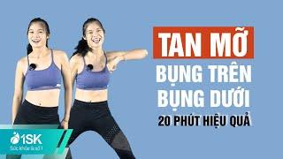 [Aerobic] 20 phút GIẢM MỠ BỤNG TRÊN DƯỚI TẠI NHÀ hiệu quả - HLV Thảo Trương - Bài 1