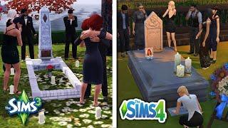 Sims 3 vs Sims 4 - Funeral