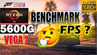 AMD RYZEN 5 5600G 8GB RAM FORZA HORIZON 5 BENCHMARK اللعبة قريب طيحتلي