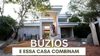 Casa de alto Padrão em Búzios: tour na obra em fase de acabamento. Casa em condomínio Jardim do Lago