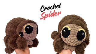 Crochet plush spider TUTORIAL/Part 1/fluffy spider