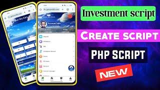 How To Make investment website script|| New investment script|| Free investment script