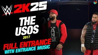 THE USOS 17 WWE 2K25 ENTRANCE - #WWE2K25 THE USOS 17 ENTRANCE WITH MUSIC