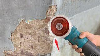 Expert Shares The BEST Method To Repair Cracks In Concrete Surfaces! Great Idea From Cement