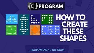 How to make different shapes in C Program By Mohammad Ali Nijhoom