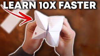 How To Make A Fortune Teller Out Of Paper Step By Step