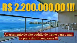 APARTAMENTO CONFORTÁVEL NAS PITANGUEIRAS LINDA VISTA MAR - R$ 2.2 MILHÕES !!!