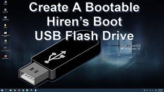 Create a Bootable Hirens Boot on a USB Flash Drive 2018