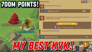 My Best KvK! Mythic Rally Trap 4 Way KvK Highlights. Mixed Rallies.Rank 1!700M points! Lords Mobile