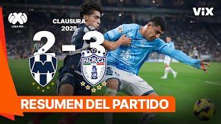 Monterrey 2-3 Pachuca | Goles y Resumen | Liga Mx - CLAUSURA 2025 | ViX