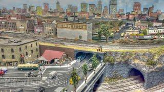 One of America’s largest HO scale model train layouts - The Chelten Hills Model Railroad Club