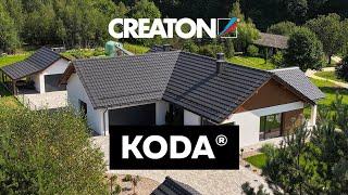  Realizacja - dachówka ceramiczna CREATON KODA FINESSE w kolorze łupka glazurowana