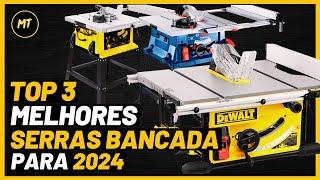 Top 3 Melhores Serras de Bancada de 2024: Stanley, Bosch, DeWalt - Guia Completo para Iniciantes!