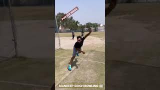 Punjab Kings batsman mandeep singh fast bowling in nets #PunjabKings #pbks #wtc