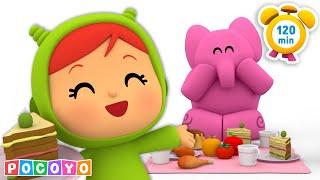  LET'S EAT! Elly's AMAZING Picnic!  Pocoyo & friends! | Pocoyo English | Cartoons