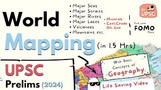 WORLD Mapping *Therapy *  | UPSC-Prelims 2024 |Most important stuff