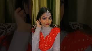 glam makeup look for lohri | happy lohri 2022 | #shorts #lohrimakeuplook #makeuptransformation