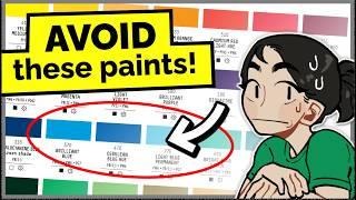 Don't Buy THESE Colours! (The Smart Guide to Acrylics for Artists)