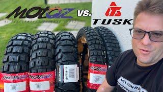 Tusk 2Track vs. Motoz Tractionator Adventure and RallZ | The NOOB vs. The KING