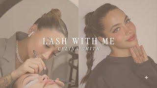 COME LASH WITH ME | LASHING CELINA SMITH!