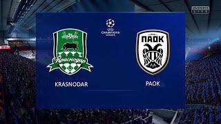 Krasnodar - PAOK | UEFA Champions League 2020/2021 | Play-off round