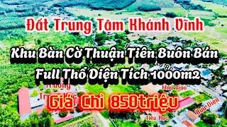 ( Đã Bán ) Đất Trung Tâm Khánh Vĩnh Mặt Tiền Đường Lớn Có Thổ Giá Rẻ |Lê Vươn Nhà Đất Nha Trang