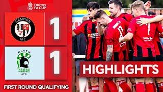 Campion 1-1 Blyth Spartans | Highlights | First Round Qualifying | Emirates FA Cup 2024-25