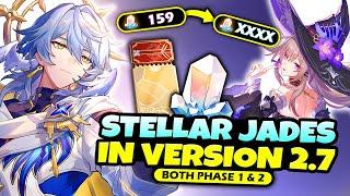 NEW UPDATE! STELLAR JADES CALCULATION FOR VERSION 2.7 | Sunday, Aglaea, Herta - Honkai: Star Rail