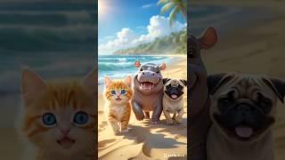ฮิปโปแคระ ตด #aigenerated #cute #moodeng #funny #ตลก #ฮิปโปแคระ #ตด