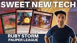 TRYING NEW TECH - MTG Pauper Ruby storm is so fun I can't stop working on the deck!