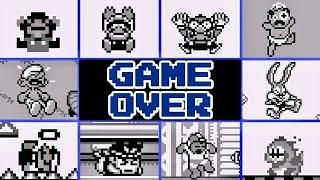 Game Boy Games GAME OVER Screens