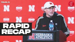 Rapid Recap: Dana Holgorsen updates Nebraska football spring progress
