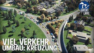 Sehr viel Verkehr auf der Schnellstraße in Cities Skylines 2! | Great Lake 159