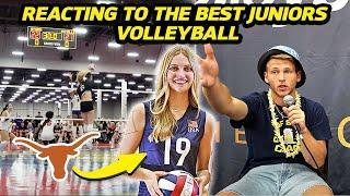 Reacting To America’s BEST Juniors Volleyball Players | USAV Girls Nationals 17 Open Semifinals