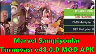 Marvel Hile MOD APK v48.0.0 Tanrı Modu, Aptal Düşman, Ücretsiz