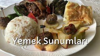 Yemek Sunumları. Özel Gün Sunumları. Türk Mutfağından Seçmeler.