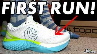 UNEXPECTED PERFORMANCE! Topo Athletic Atmos FIRST RUN review | Run4Adventure