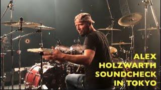 Alex Holzwarth Rhapsody Reunion Drum Soundcheck Tokyo